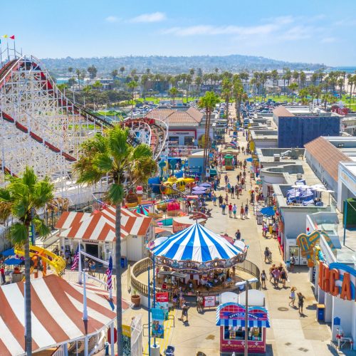 belmont park is one of the best things to do in san diego with kids!