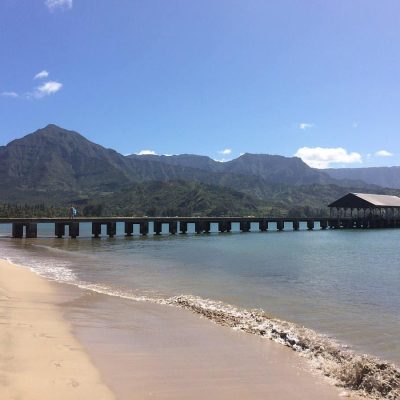 hanalei bay on kauai