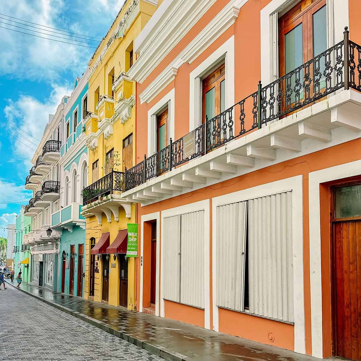 a puerto rico itinerary should include walking along the colorful buildings of old san juan
