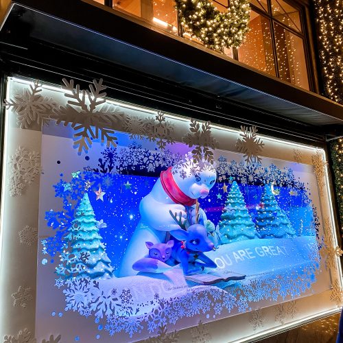 macy's in nyc is a great spot to view window displays for the holidays