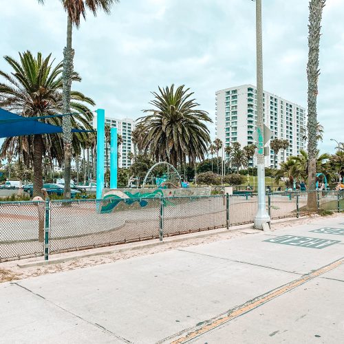 bike path in santa monica