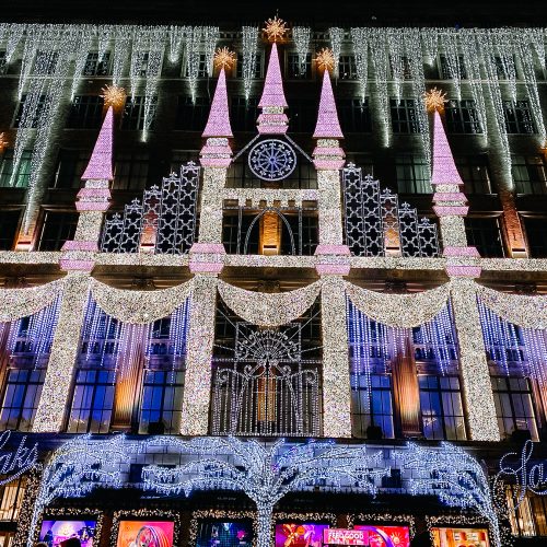 one of the best things to do while in new york city with kids for the holidays is to visit saks fifth avenue!